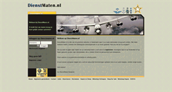 Desktop Screenshot of dienstmaten.nl
